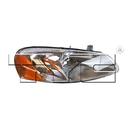 Tyc Tyc Capa Certified Headlight Assembly, 20-6041-00-9 20-6041-00-9